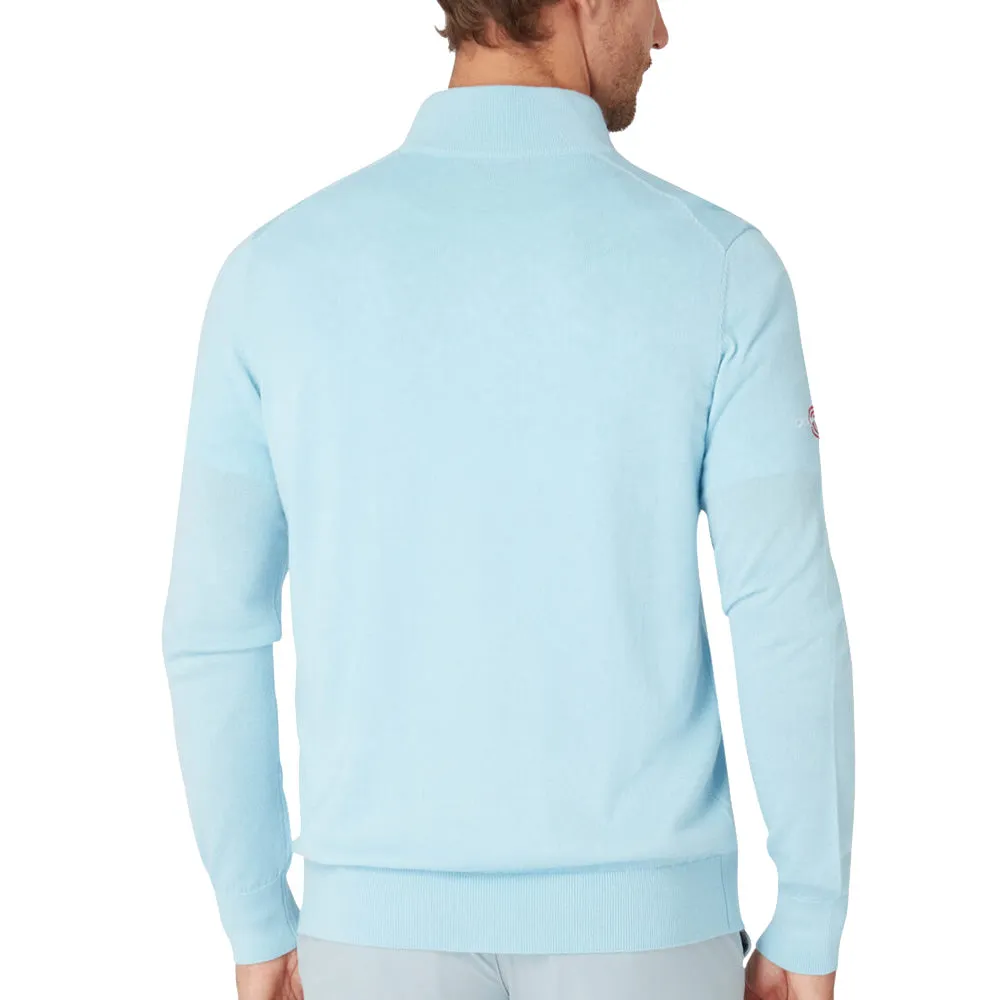 Clearance Sale Callaway 1/4 Blended Merino Sweater - Arctic Paradise