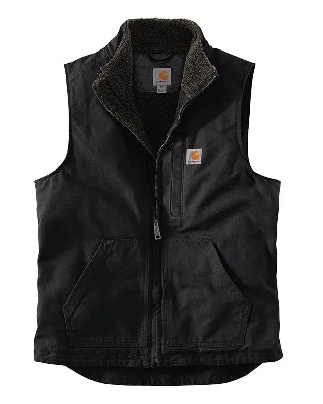 Rise Every Time Carhartt - Men'S Loose Fit Sherpa-Lined Mock Neck Vest