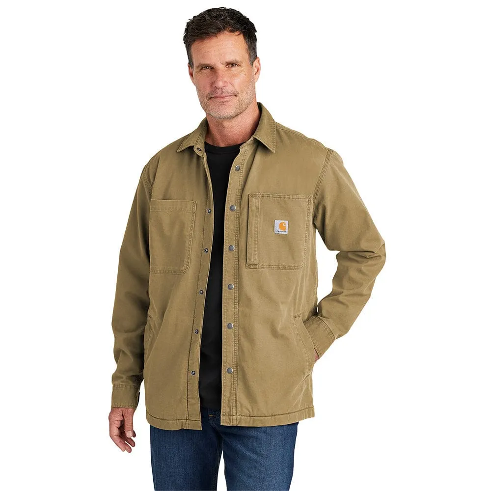 Carhartt - Men'S Rugged Flex Relaxed Fit Fleece-Lined Shirt Jac Own the Moment