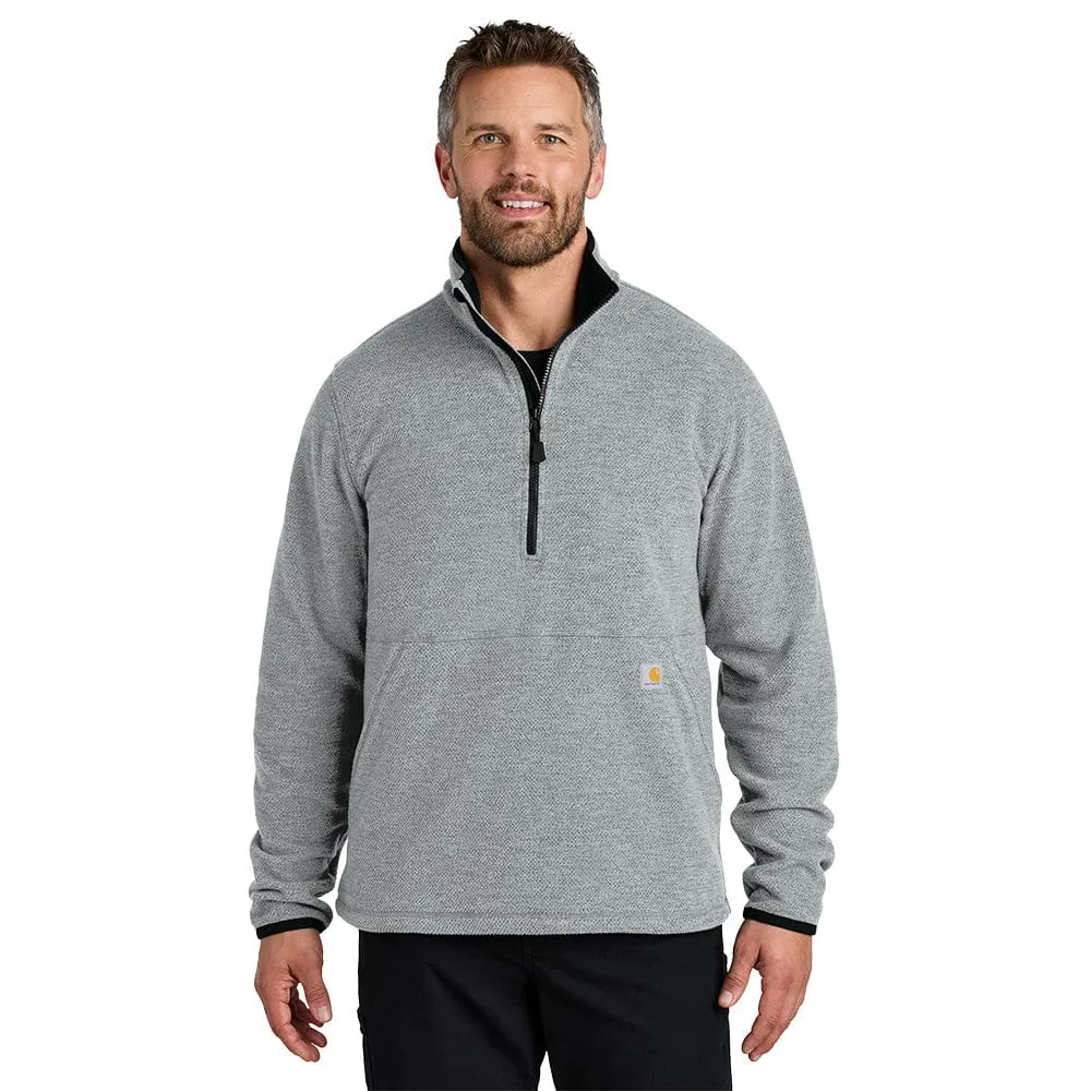 Carhartt - Men'S Textured 1/2-Zip Fleece Jacket Redefine Classic