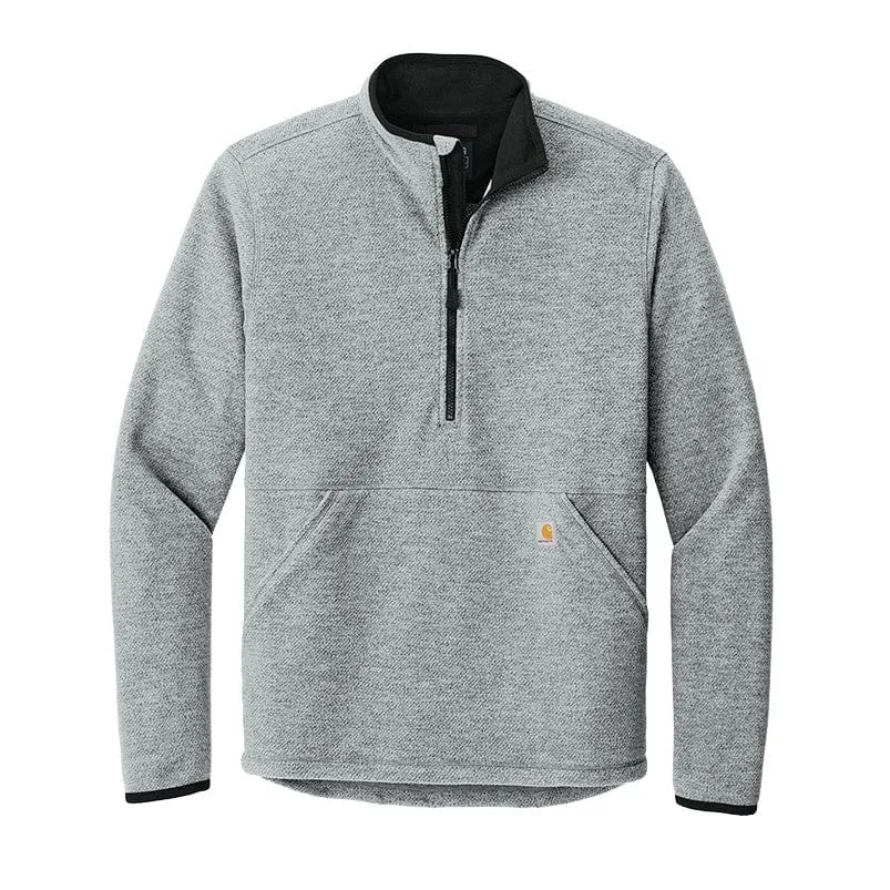 Push Beyond Limits Carhartt - Men'S Textured 1/2-Zip Fleece Jacket
