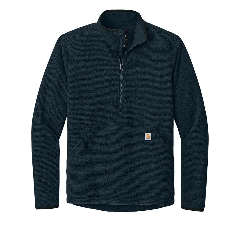 Carhartt - Men'S Textured 1/2-Zip Fleece Jacket Own the Streets Define Your Own Way