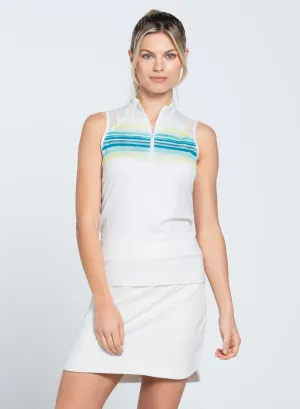 Caribbean Vibes Zip Tank Redefine Classic