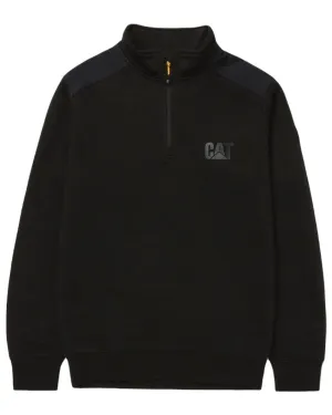 Caterpillar Essential Quarter Zip Sweatshirt Cotton Crew Sweatshirts