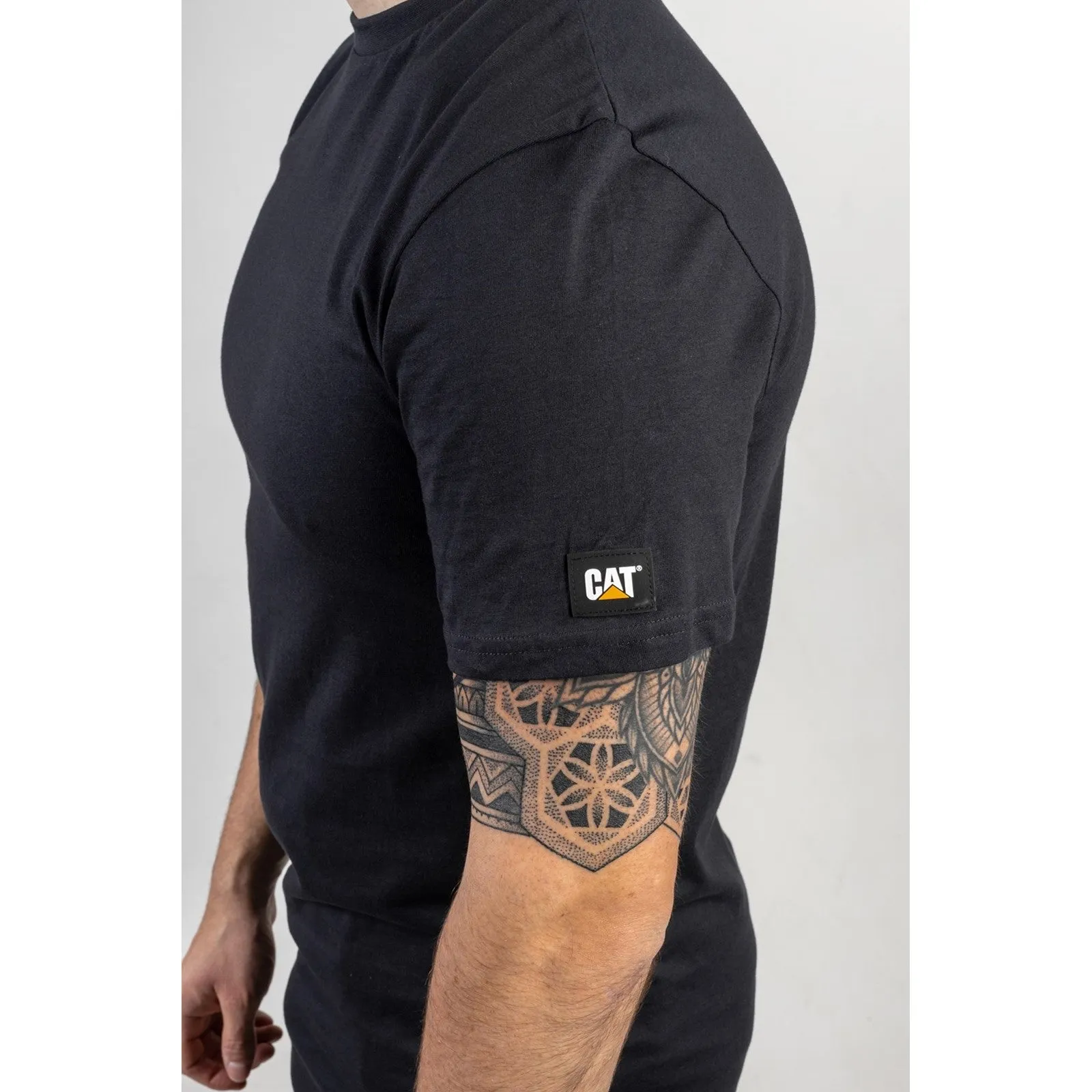 Caterpillar Essentials Short Sleeve T Shirt Workwear Button Shirts