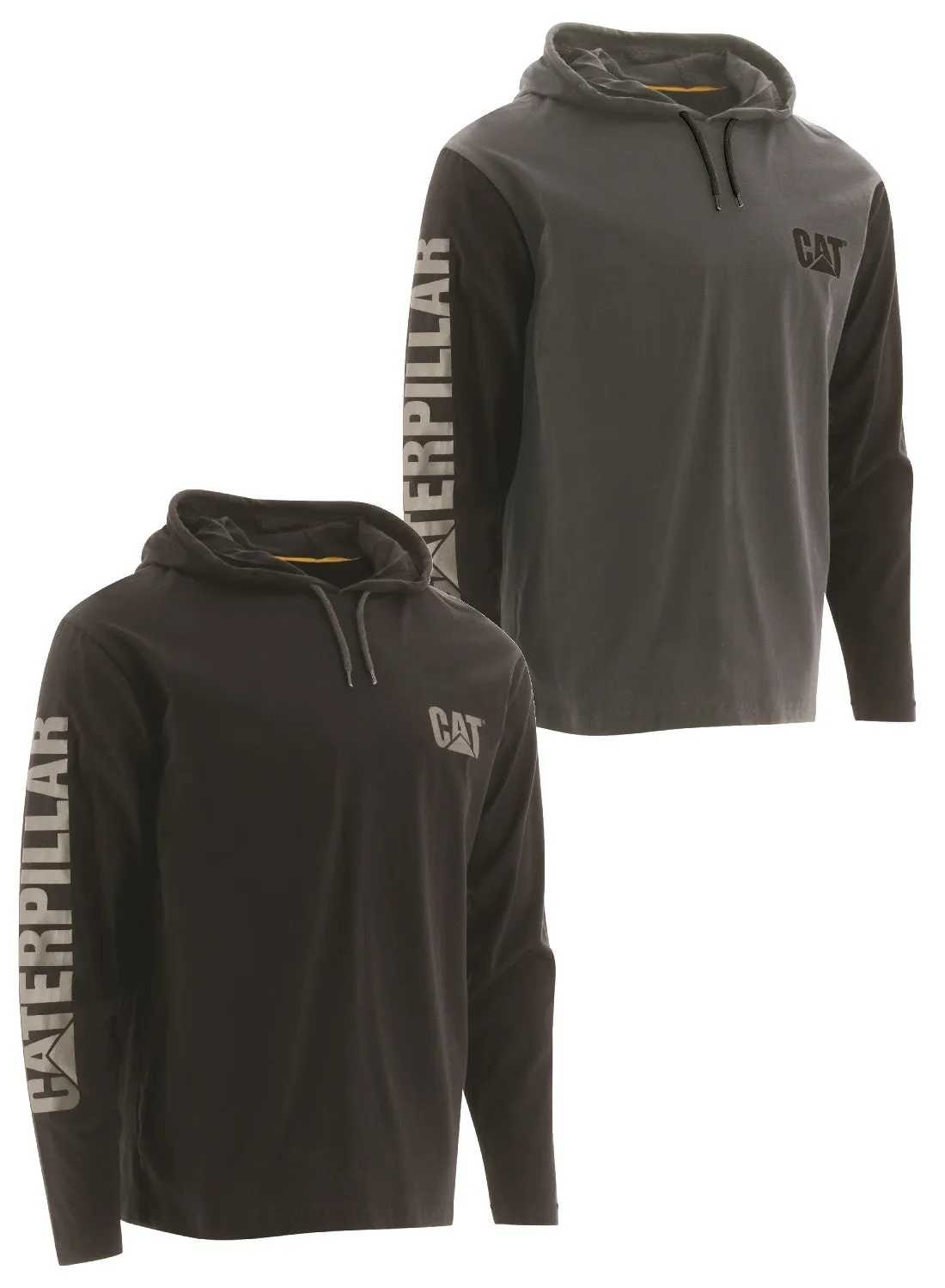 Caterpillar Hooded Long Sleeve Tee Hooded Sweatshirts Men