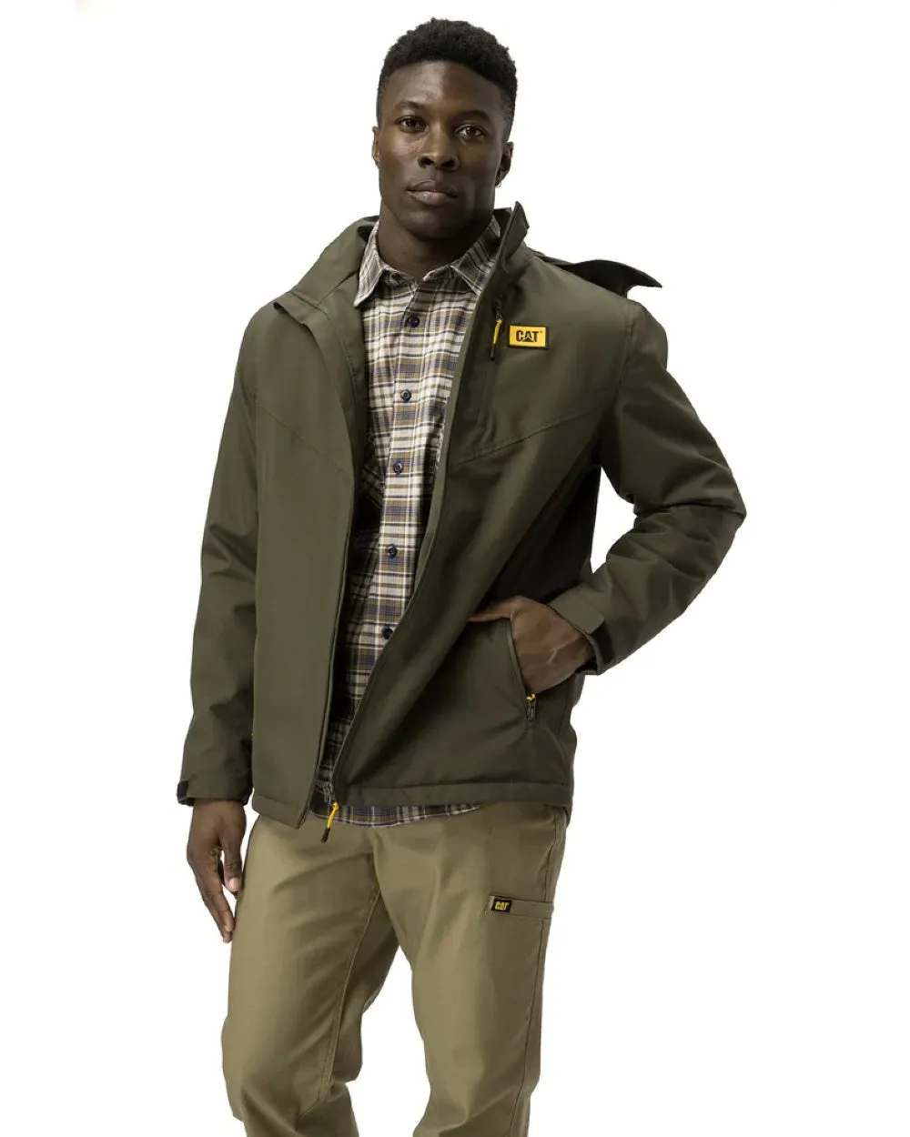 Caterpillar Lightweight Insulated Jacket Dog Walking Waterproof Jackets