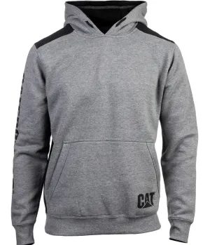 Caterpillar Logo Panel Hooded Sweatshirt Heavyweight Hoodie Jackets