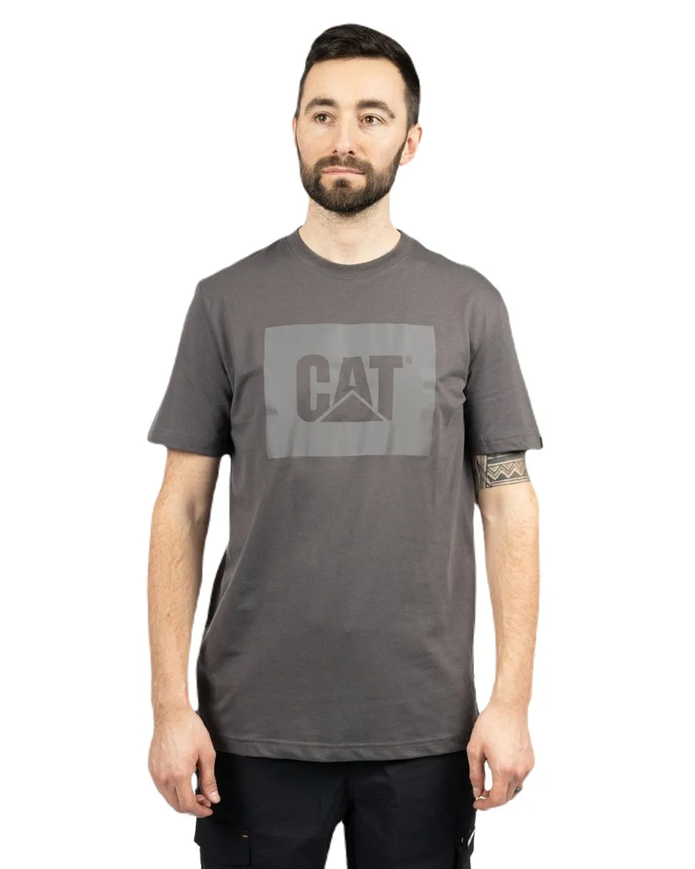 Caterpillar Mens Graphic Tee Workwear Button Shirts