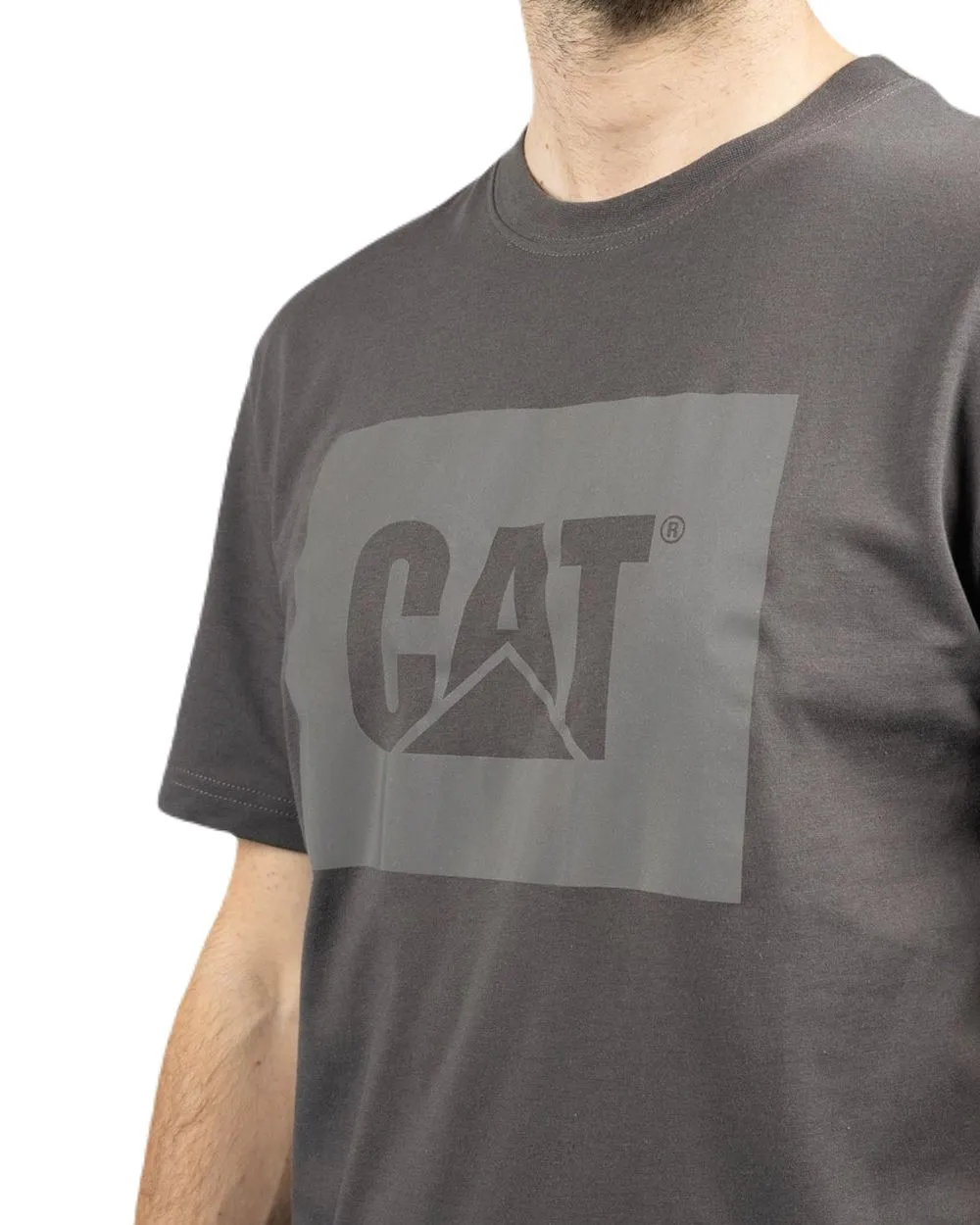 Caterpillar Mens Graphic Tee Workwear Button Shirts