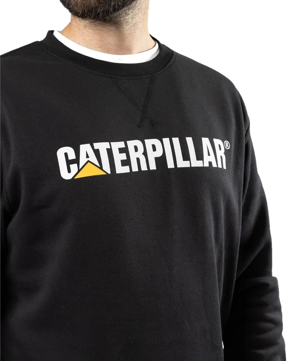 Caterpillar Mens Midweight Crewneck Sweatshirt Warm Sweatshirts for Men