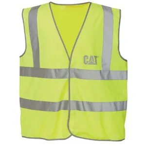 Caterpillar Printed Hi Vis Vest Long Sleeve Casual Tops