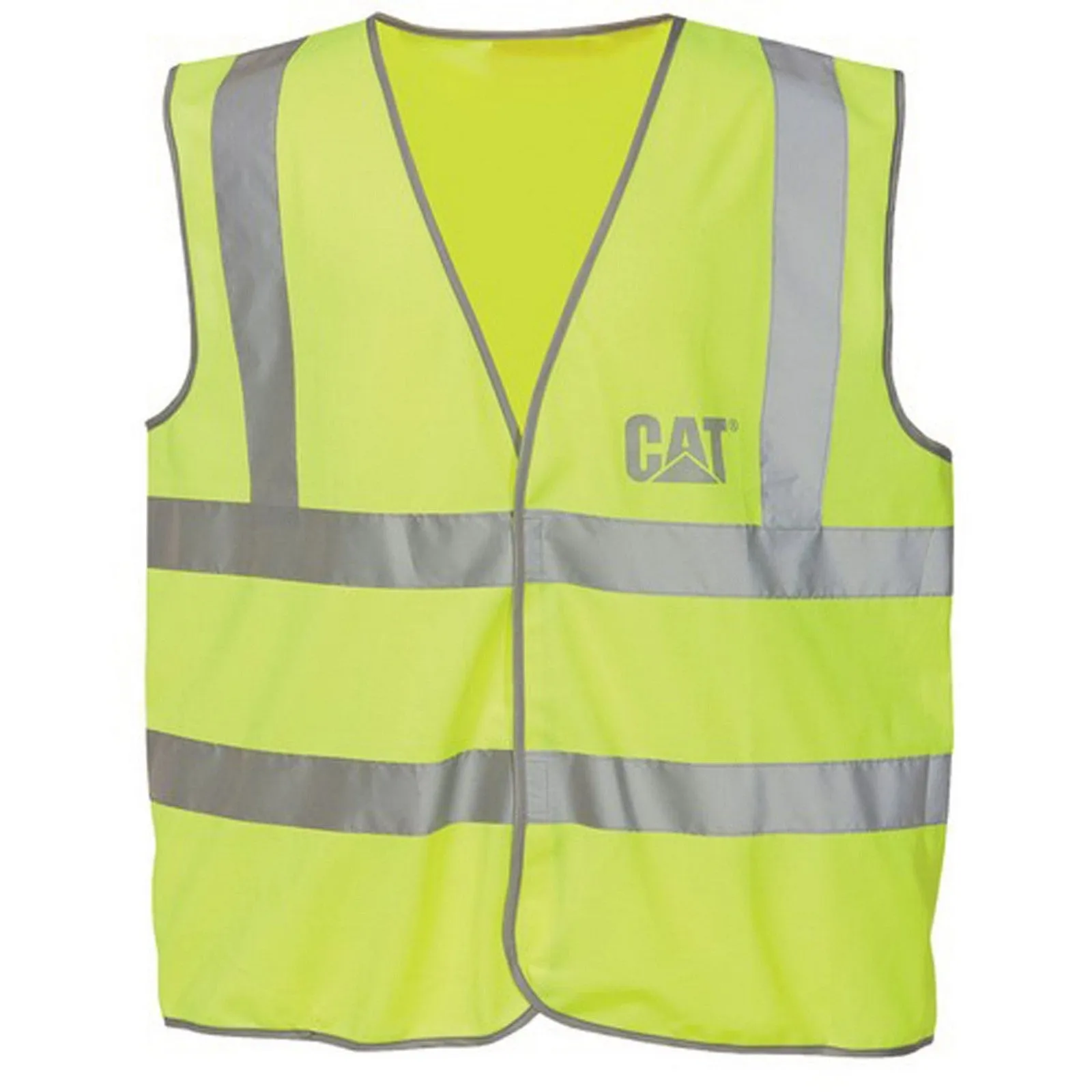 Caterpillar Printed Hi Vis Vest Long Sleeve Casual Tops