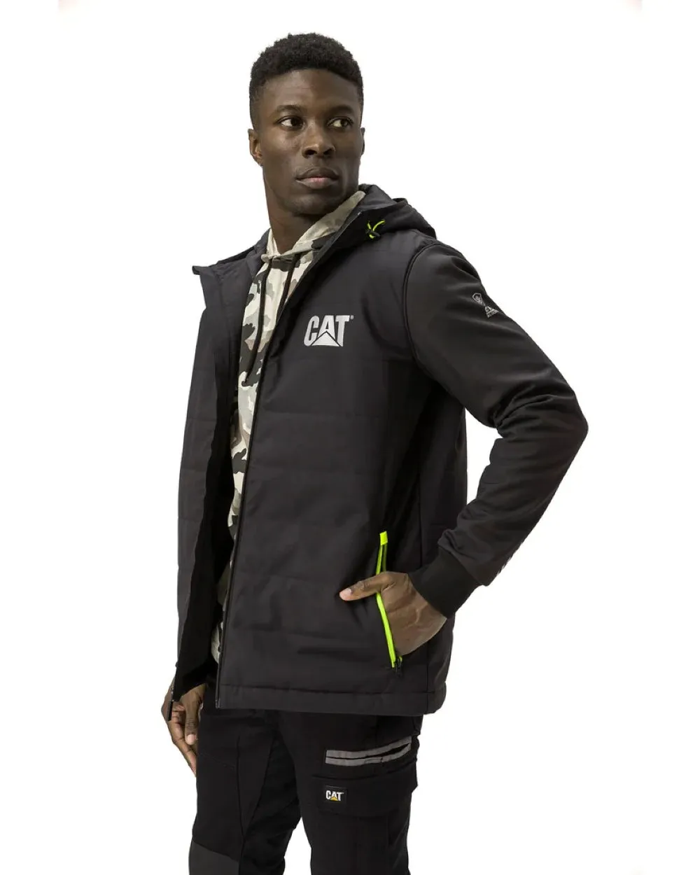 Caterpillar Tech Hybrid Jacket Quilted Outdoor Jackets