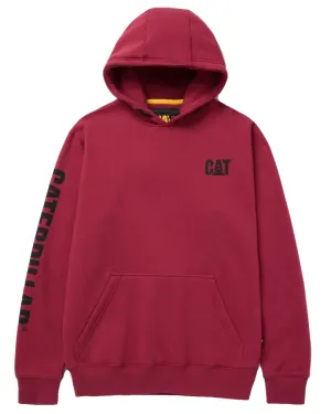Caterpillar Trademark Banner Hooded Sweatshirt Heavyweight Hoodie Jackets