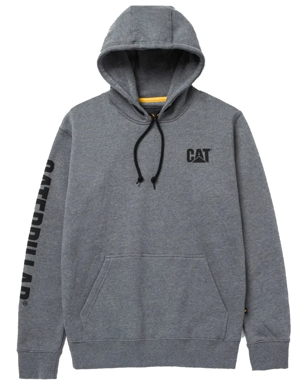 Caterpillar Trademark Banner Hooded Sweatshirt Warm Sweatshirts for Men