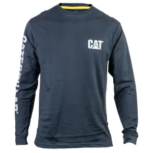 Caterpillar Trademark Banner Long Sleeve T Shirt Breathable Work Shirts