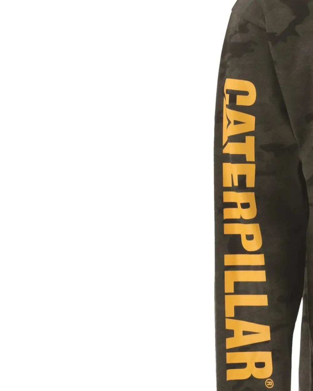Caterpillar Trademark Banner Long Sleeve Tee Workwear Button Shirts
