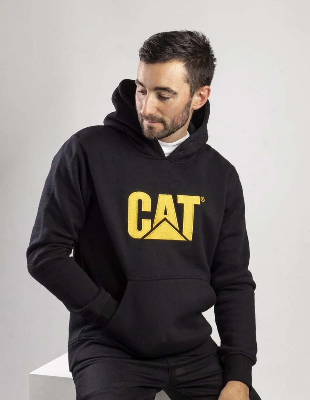 Caterpillar Trademark Hooded Sweatshirt Hooded Sweatshirts Men