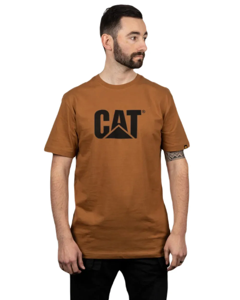 Caterpillar Trademark Logo T-Shirt Classic Fit T-Shirts Men