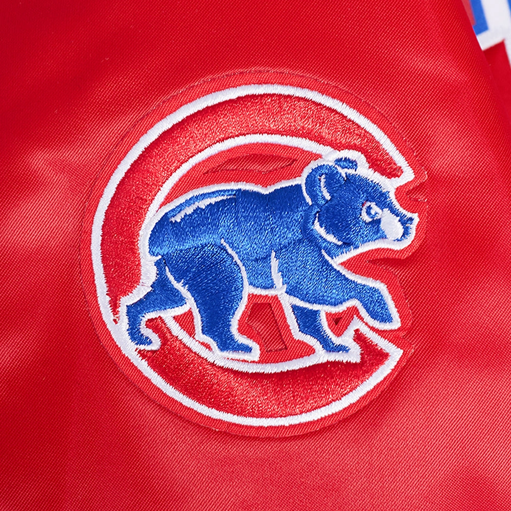 CHAMARRA DE SATN MLB CHICAGO CUBS CLASSIC ESSENTIALS PARA MUJER