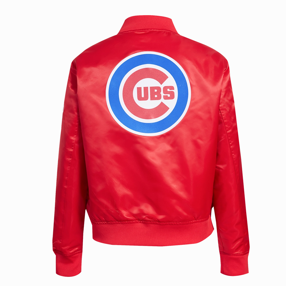 CHAMARRA DE SATN MLB CHICAGO CUBS CLASSIC ESSENTIALS PARA MUJER