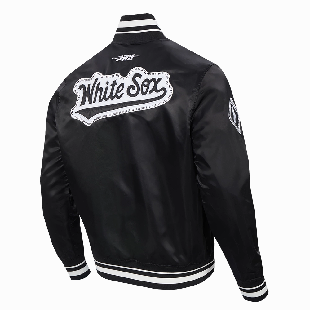 CHAMARRA DE SATN MLB CHICAGO WHITE SOX DIY PICK STITCH