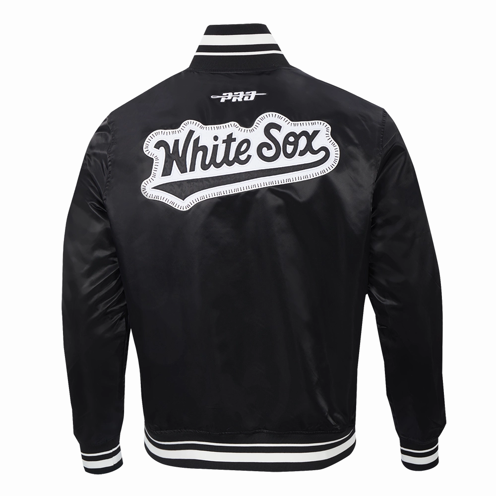 CHAMARRA DE SATN MLB CHICAGO WHITE SOX DIY PICK STITCH