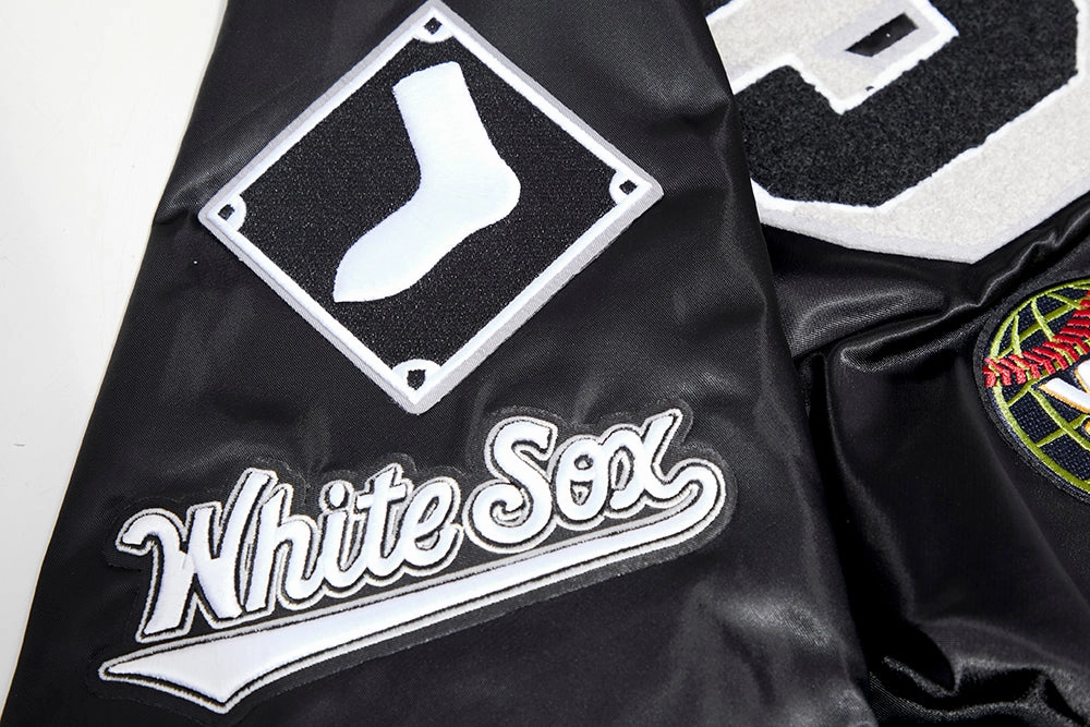 CHAMARRA DE SATN MLB CHICAGO WHITE SOX MASH UP