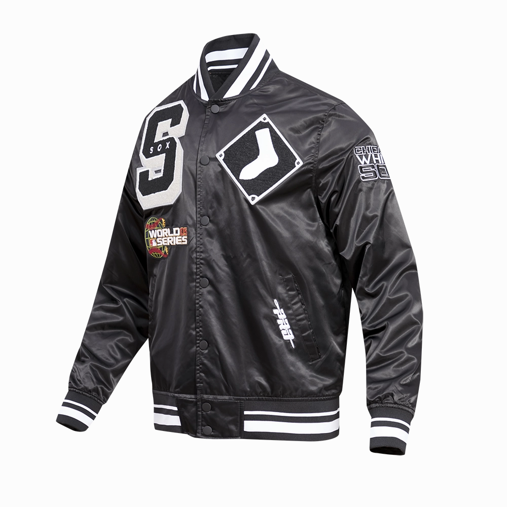 CHAMARRA DE SATN MLB CHICAGO WHITE SOX MASH UP