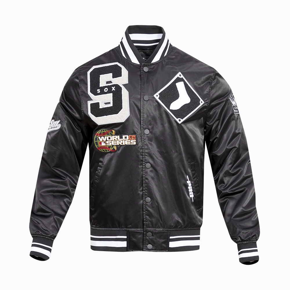 CHAMARRA DE SATN MLB CHICAGO WHITE SOX MASH UP