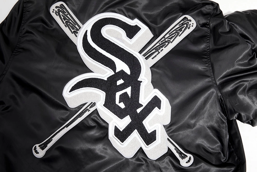 CHAMARRA DE SATN MLB CHICAGO WHITE SOX MASH UP