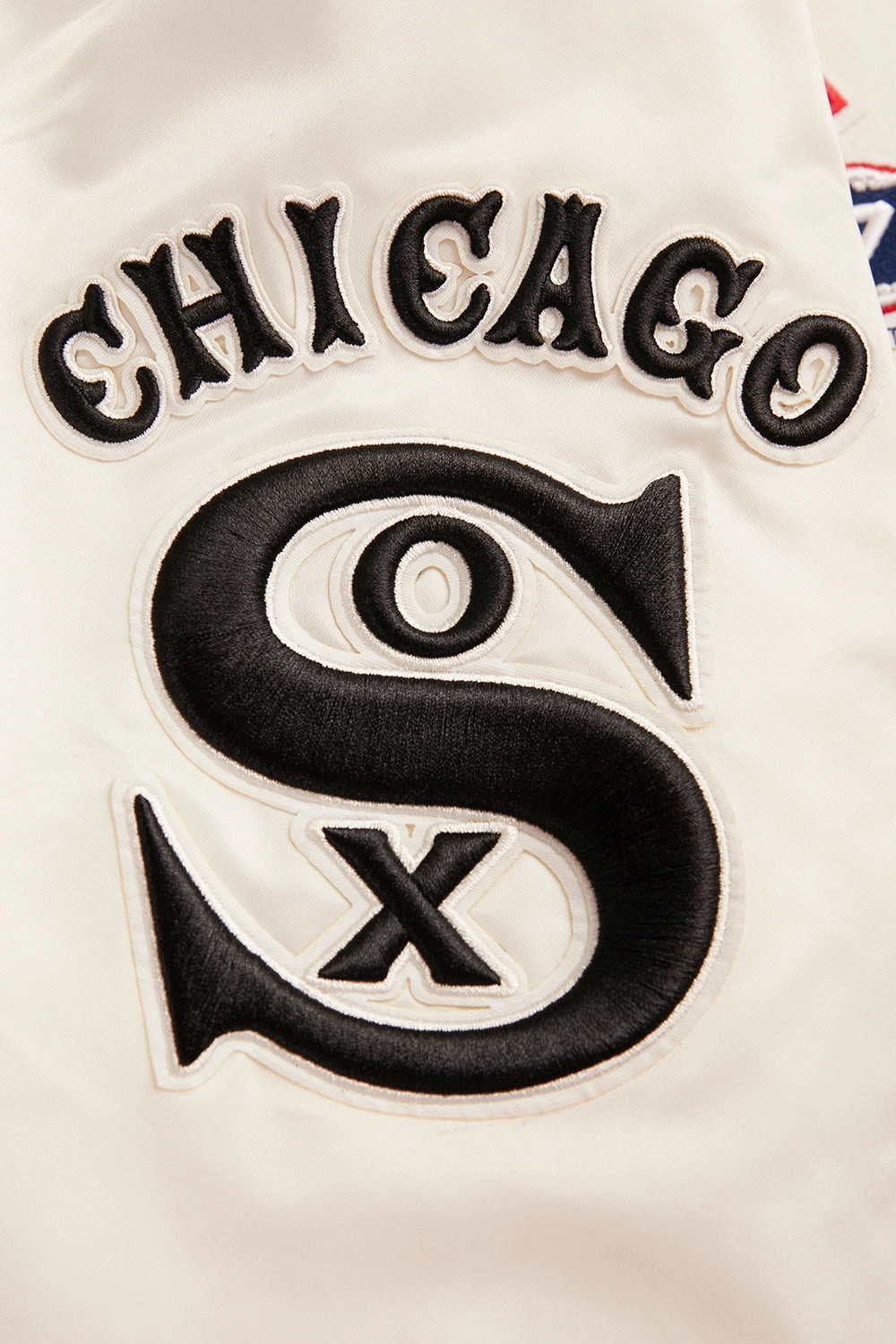 CHAMARRA DE SATN MLB CHICAGO WHITE SOX RETRO CLASSICS