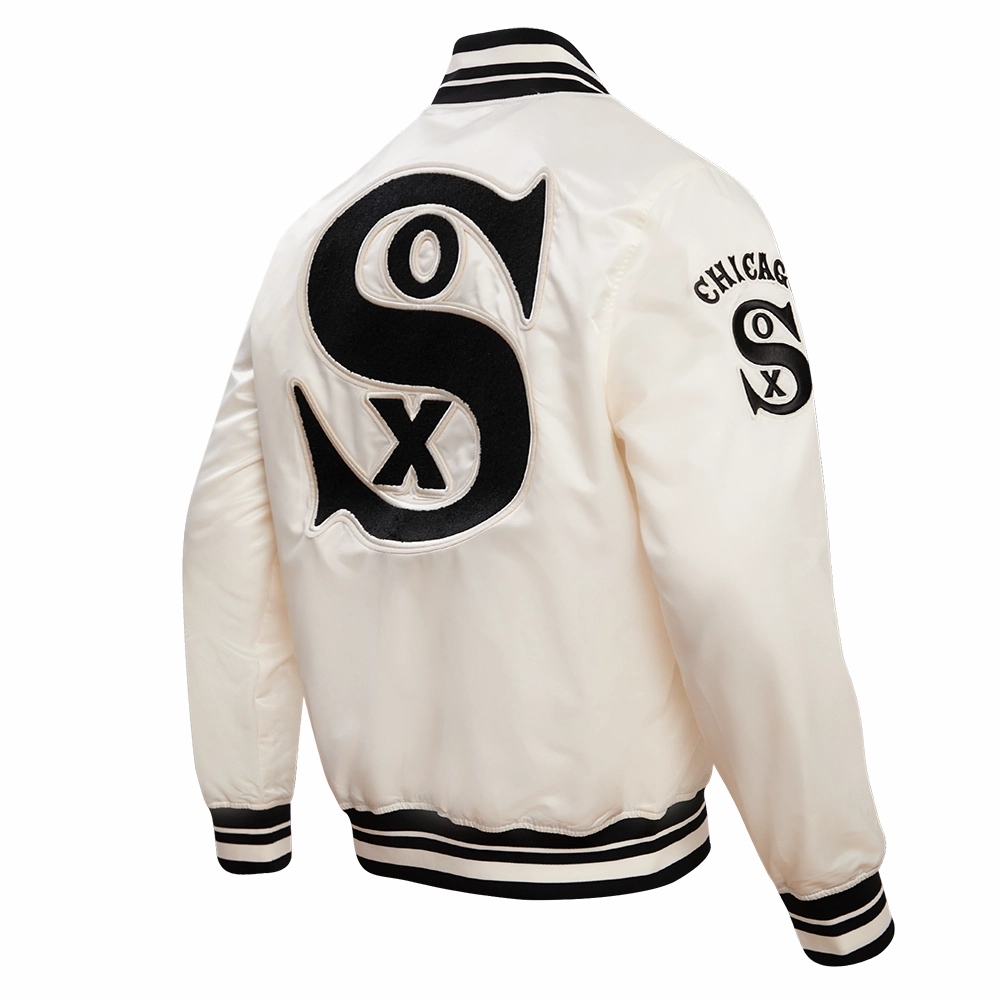 CHAMARRA DE SATN MLB CHICAGO WHITE SOX RETRO CLASSICS
