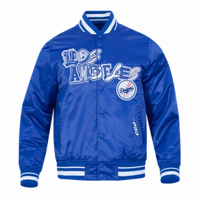 CHAMARRA DE SATN MLB LOS ANGELES DODGERS CITY RANSOM