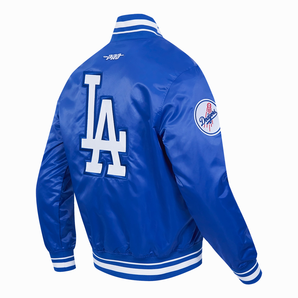 CHAMARRA DE SATN MLB LOS ANGELES DODGERS CITY RANSOM