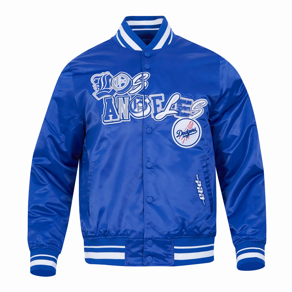 CHAMARRA DE SATN MLB LOS ANGELES DODGERS CITY RANSOM
