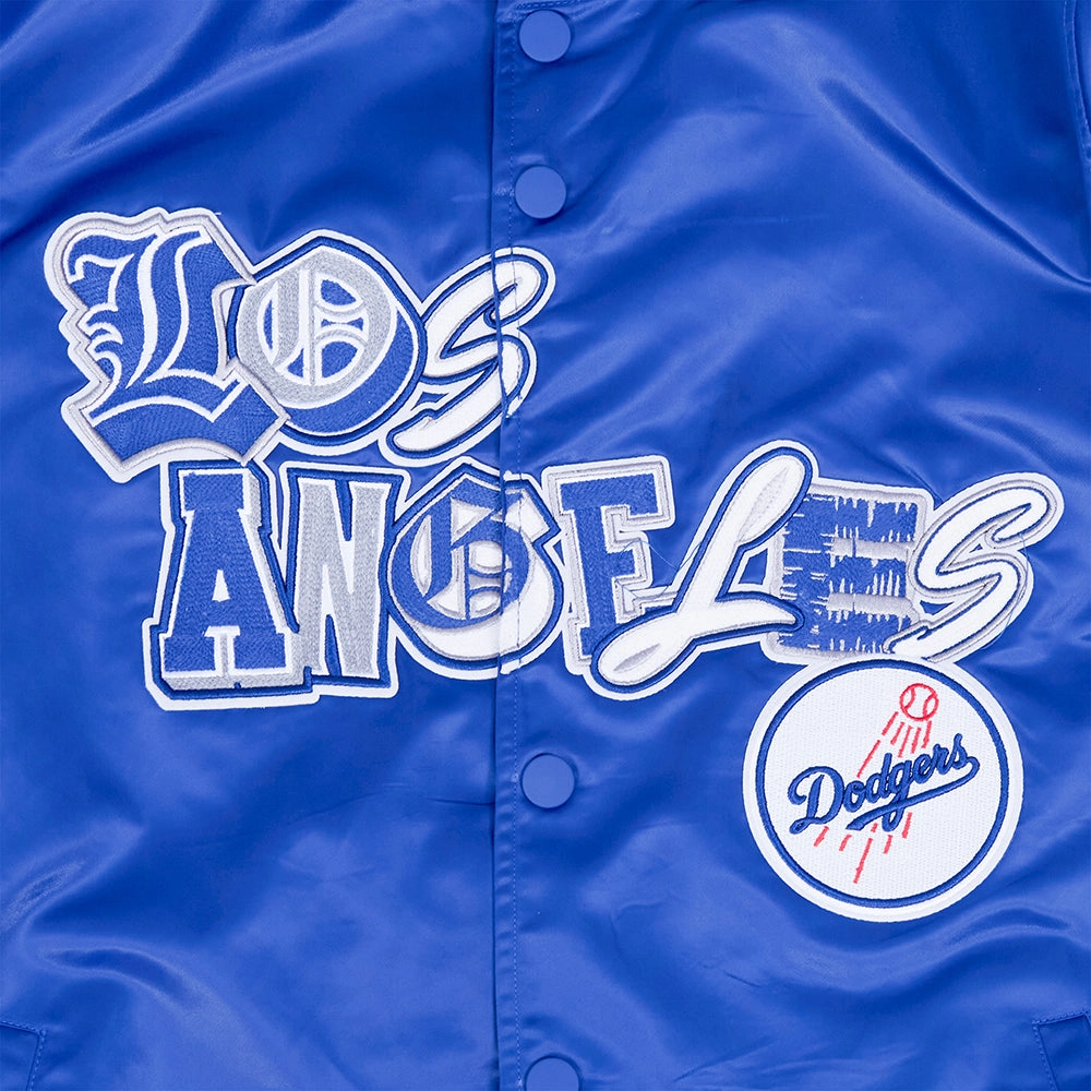 CHAMARRA DE SATN MLB LOS ANGELES DODGERS CITY RANSOM