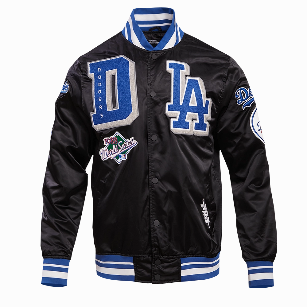 CHAMARRA DE SATN MLB LOS ANGELES DODGERS MASH UP