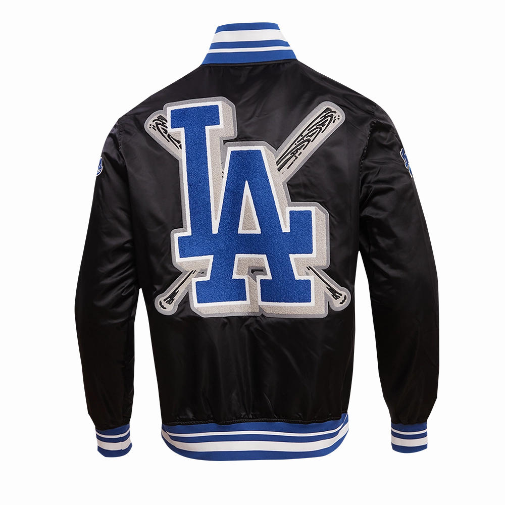 CHAMARRA DE SATN MLB LOS ANGELES DODGERS MASH UP