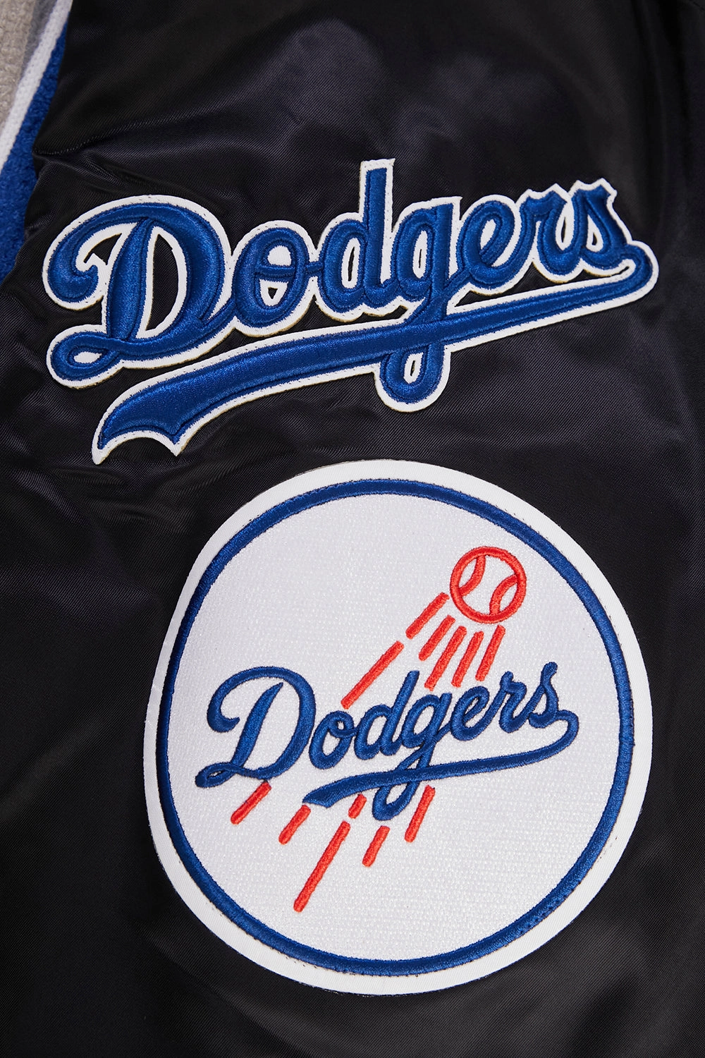 CHAMARRA DE SATN MLB LOS ANGELES DODGERS MASH UP
