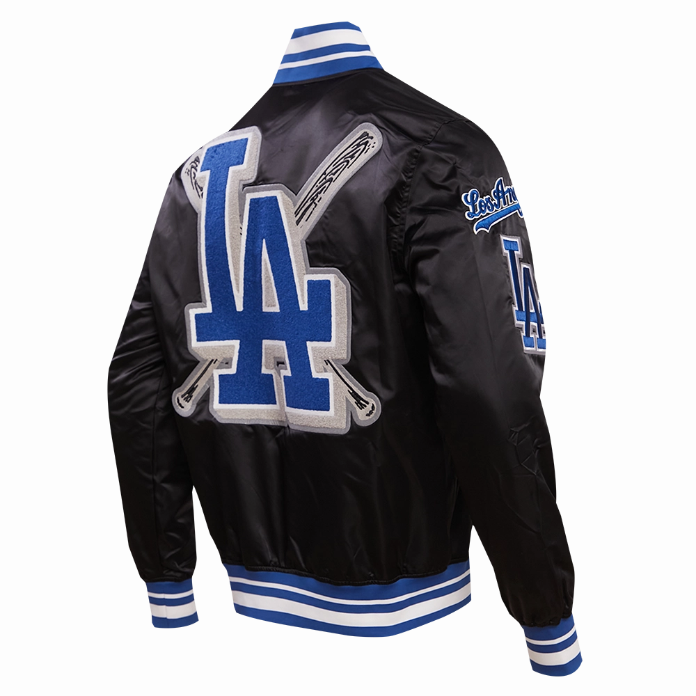 CHAMARRA DE SATN MLB LOS ANGELES DODGERS MASH UP