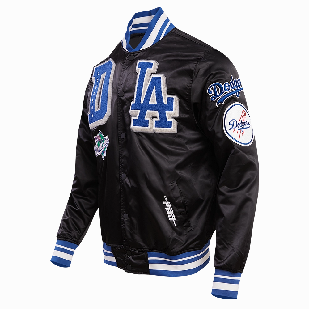CHAMARRA DE SATN MLB LOS ANGELES DODGERS MASH UP