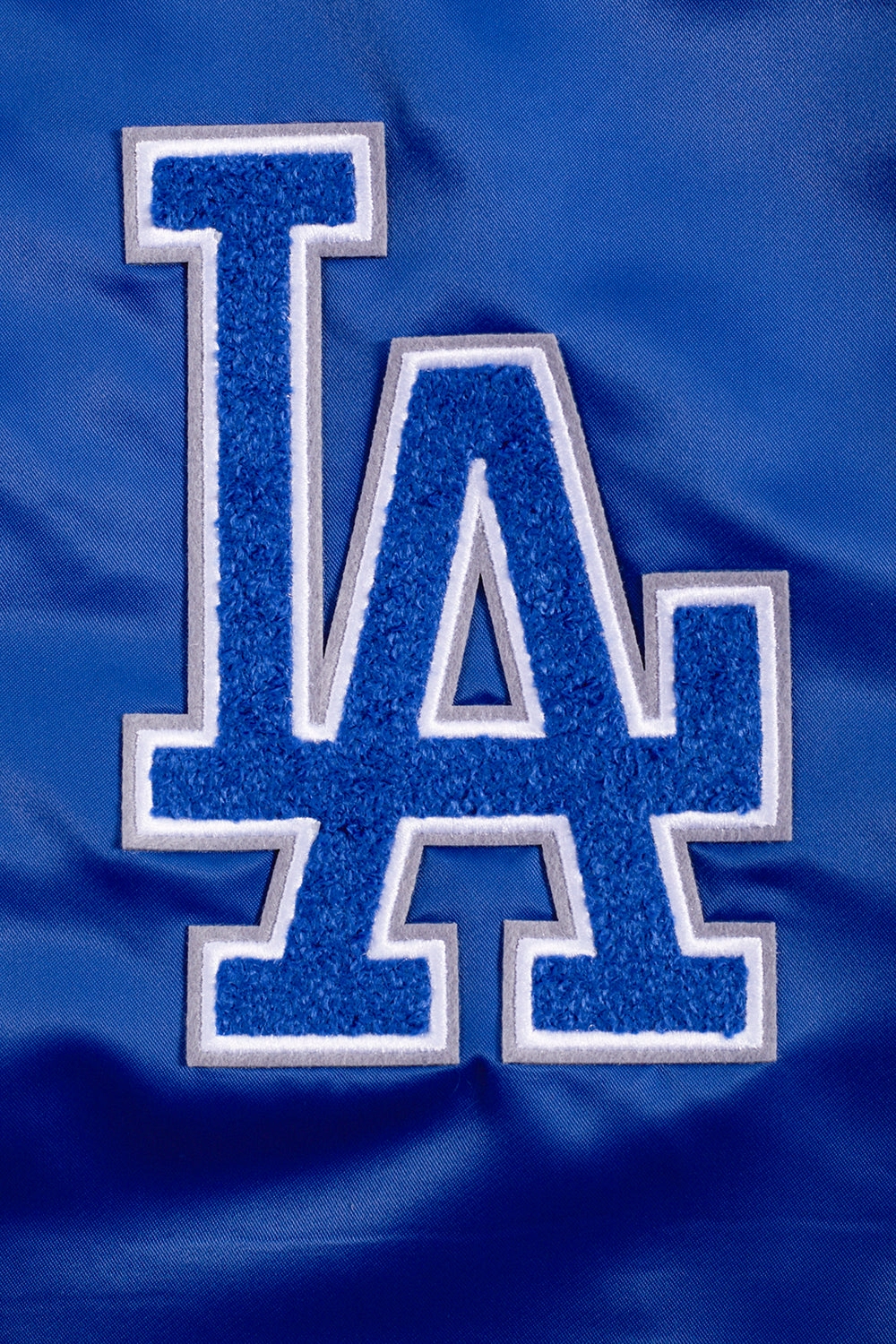 CHAMARRA DE SATN MLB LOS ANGELES DODGERS OLD ENGLISH