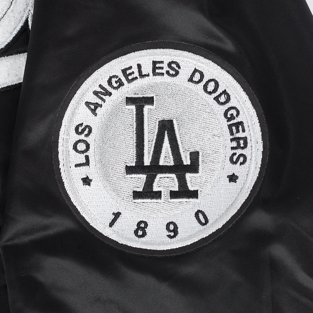 CHAMARRA DE SATN MLB LOS ANGELES DODGERS PEARLS PARA MUJER