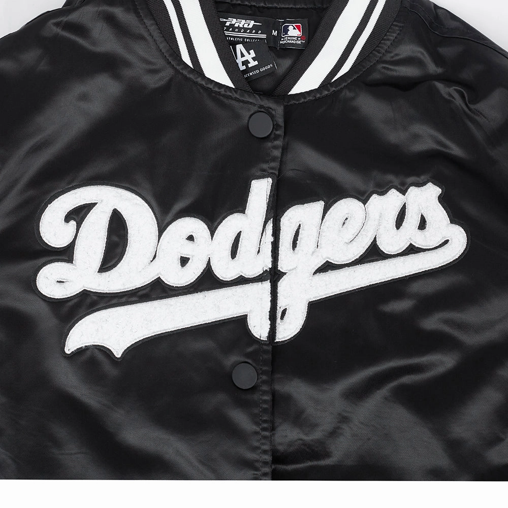 CHAMARRA DE SATN MLB LOS ANGELES DODGERS PEARLS PARA MUJER