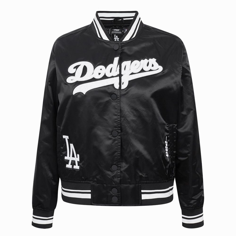 CHAMARRA DE SATN MLB LOS ANGELES DODGERS PEARLS PARA MUJER