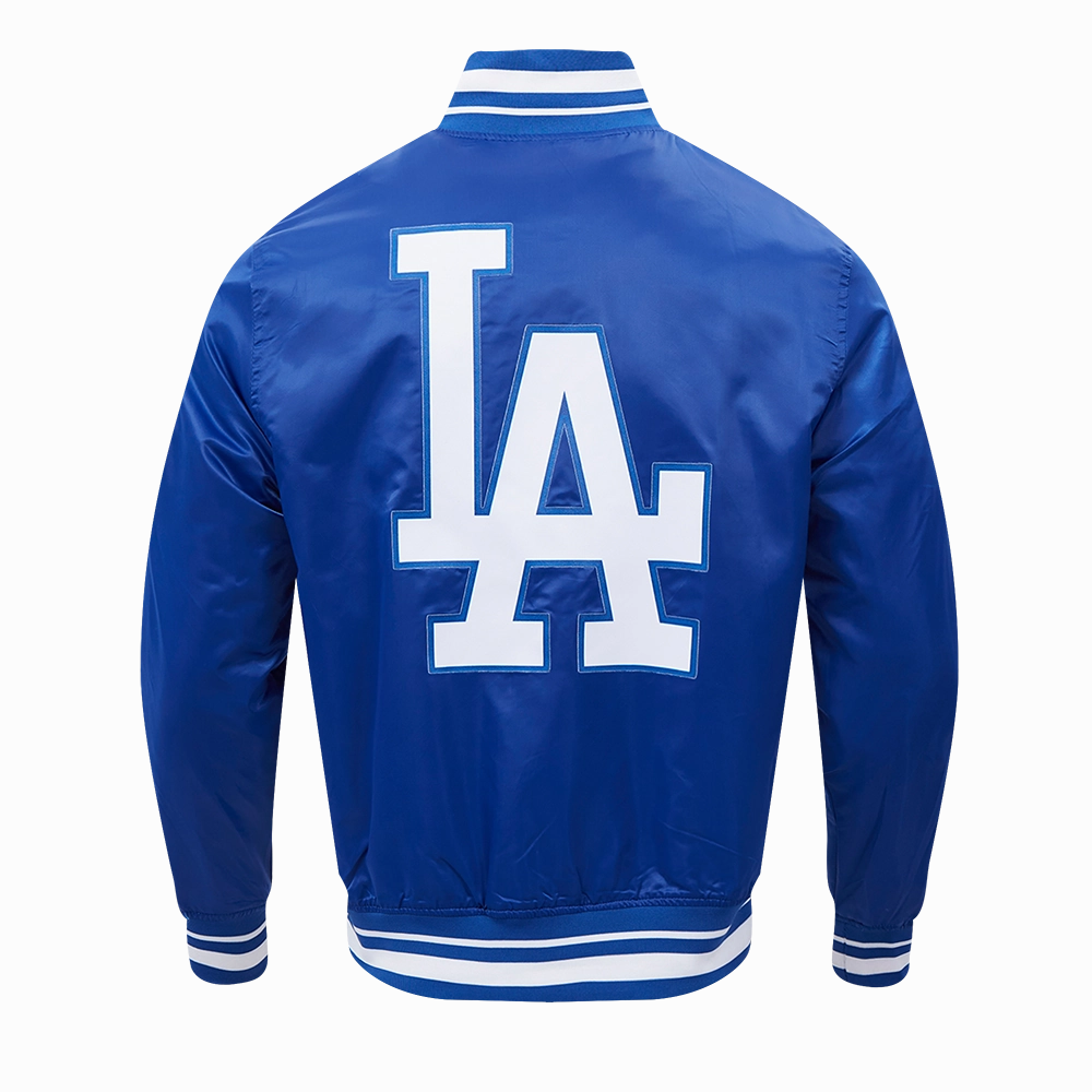 CHAMARRA DE SATN MLB LOS ANGELES DODGERS SCRIPT TAIL