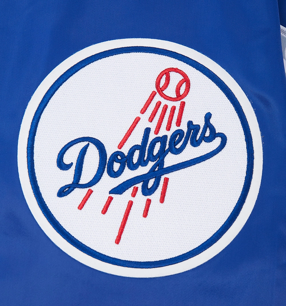 CHAMARRA DE SATN MLB LOS ANGELES DODGERS SCRIPT TAIL