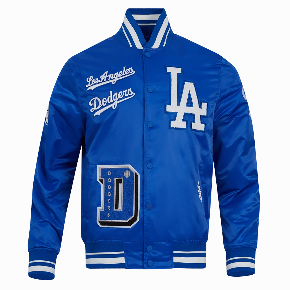 CHAMARRA DE SATN MLB LOS ANGELES DODGERS SUBLIMATED SATIN JACKET